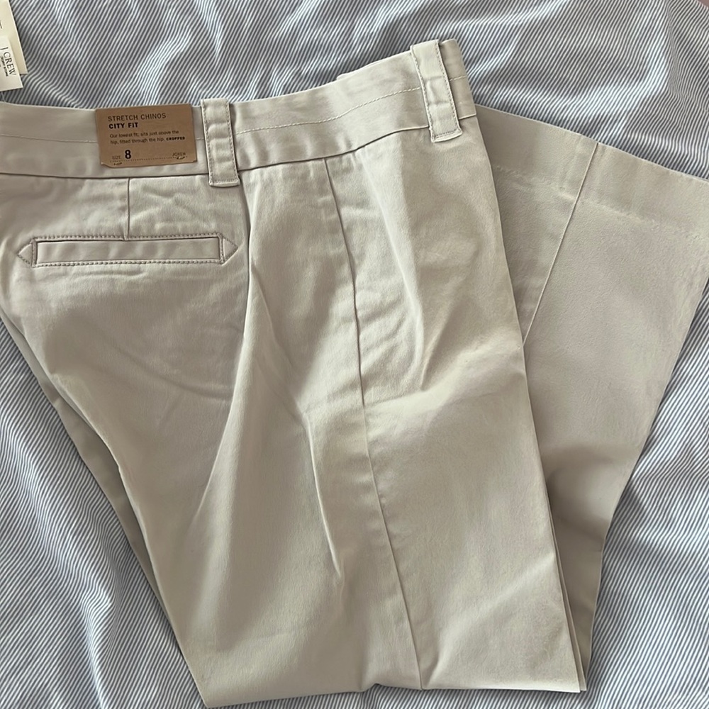 NWT J Crew City Fit Chinos